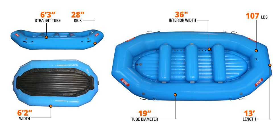 Hyside outfitter series rafts