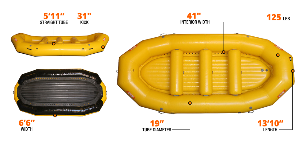 Hyside outfitter series rafts