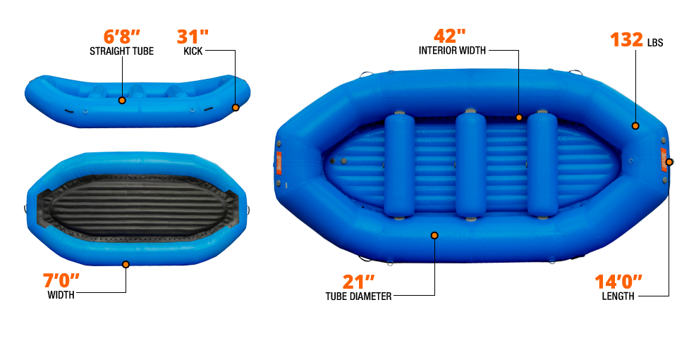 Hyside outfitter series rafts