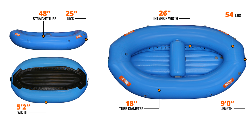 Hyside outfitter series rafts