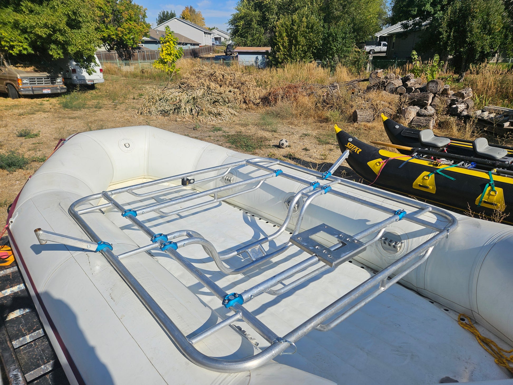 Aluminum Cataraft Frame | Class V Adventure Gear