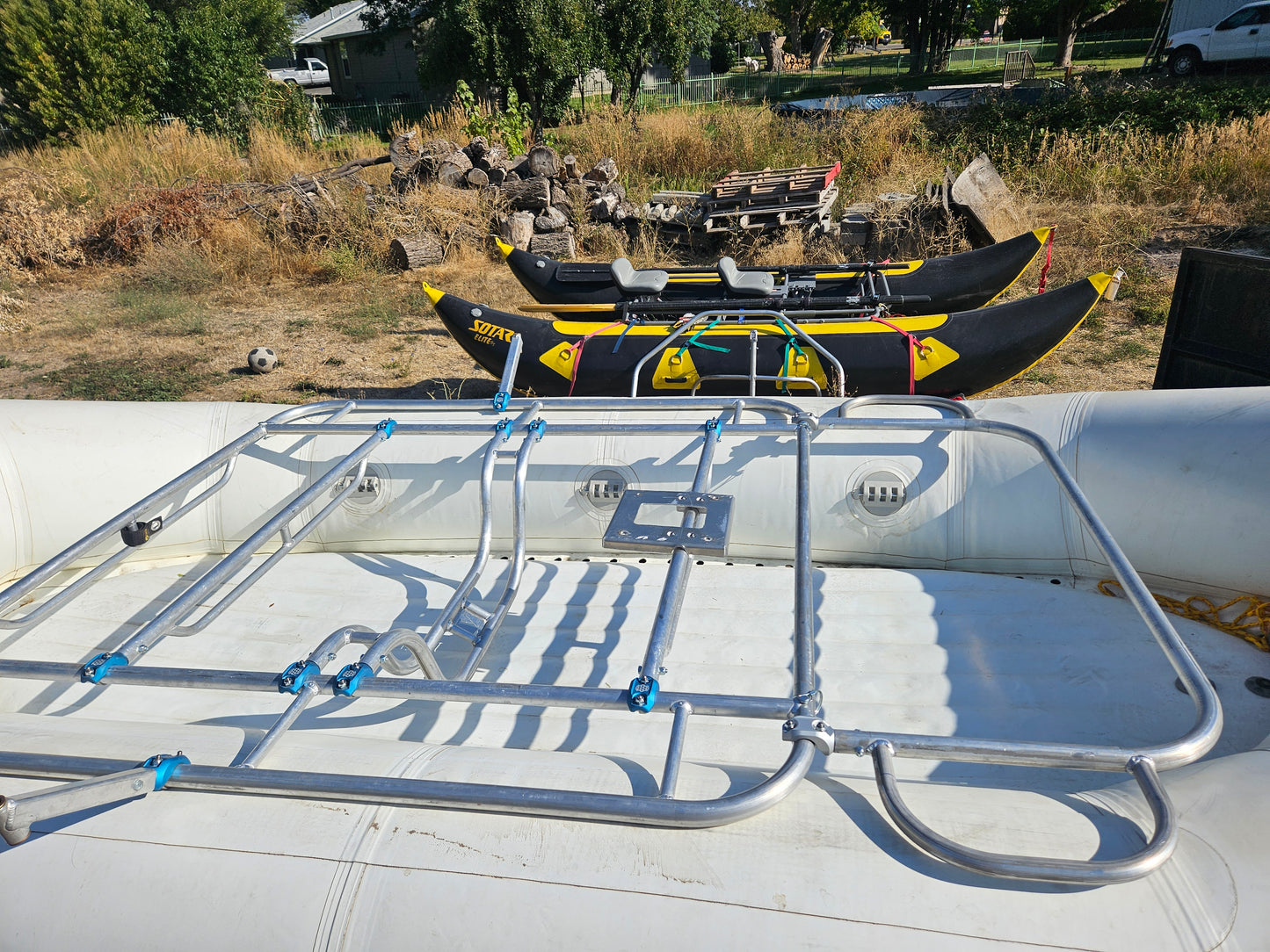 Aluminum Cataraft Frame | Class V Adventure Gear