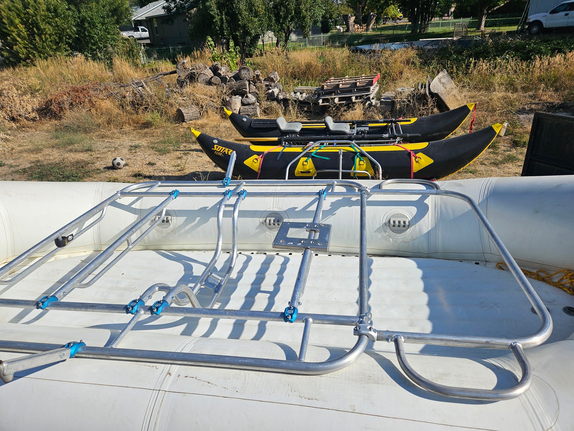 Aluminum Cataraft Frame | Class V Adventure Gear