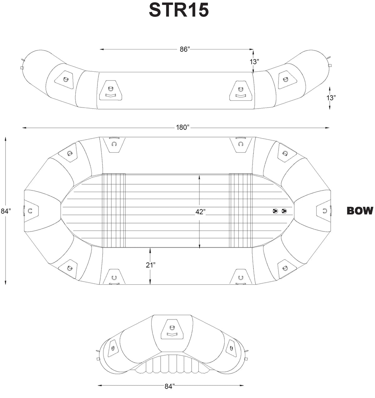 7m Raft Designs Sotar ST Classic Rafts - Ultimate Durability – Class V Adventure Gear