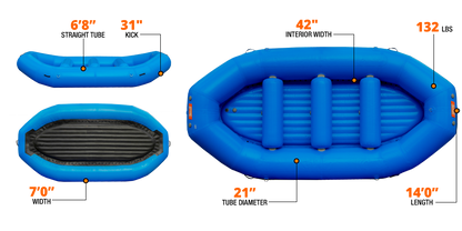 Hyside outfitter series rafts